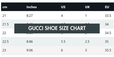 best gucci fit|gucci shoe size chart.